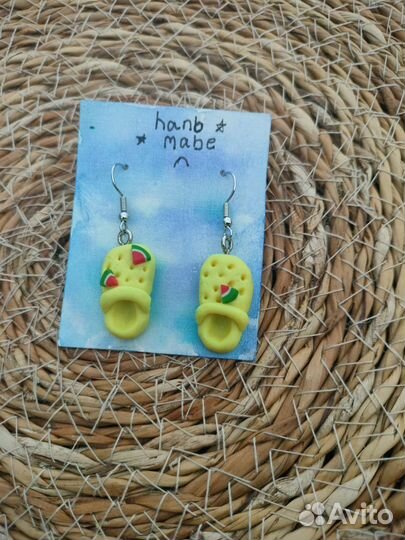Серьги crocs. На заказ