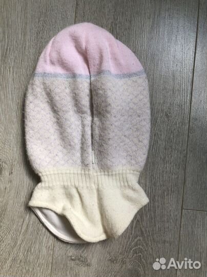 Шапка шлем для девочки 48 50