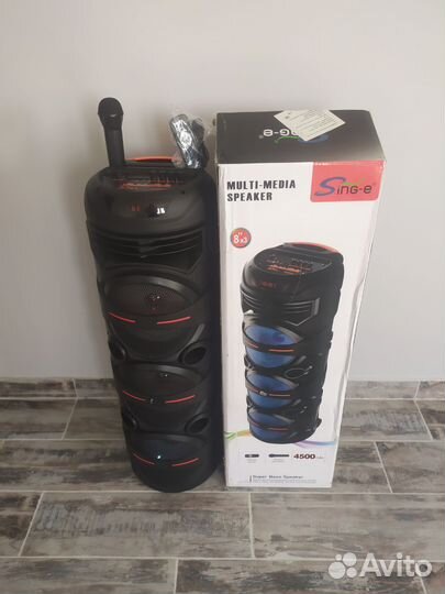 Беспроводная колонка почти метр большая и мощная