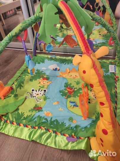 Развивающий коврик fisher price тропический лес