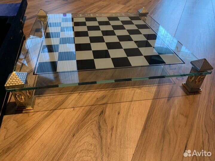 Шахматы ручной работы новые оловянные