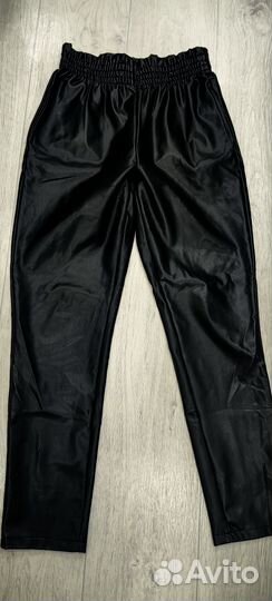 Брюки кожаные