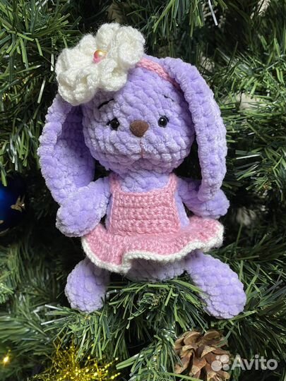 Игрушка зайчик ручная работа