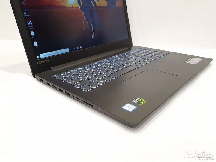 Мощный Lenovo 8 ядер i5-8300H SSD GTX1050 4Gb IPS