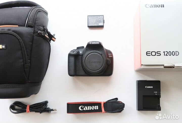 Фотоаппарат Canon 1200d (пробег 8100) body + сумка