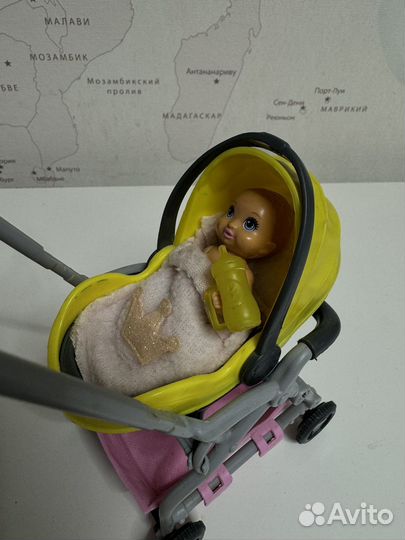 Набор Barbie коляска и ребенок Mattel
