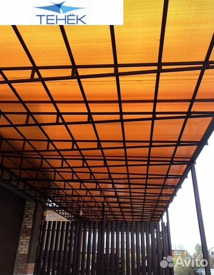 Поликарбонат для забора