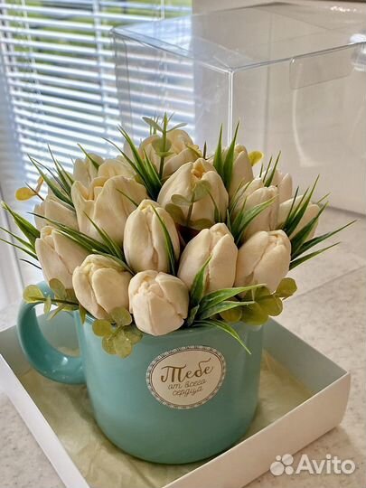 Букет из мыла ручной работы