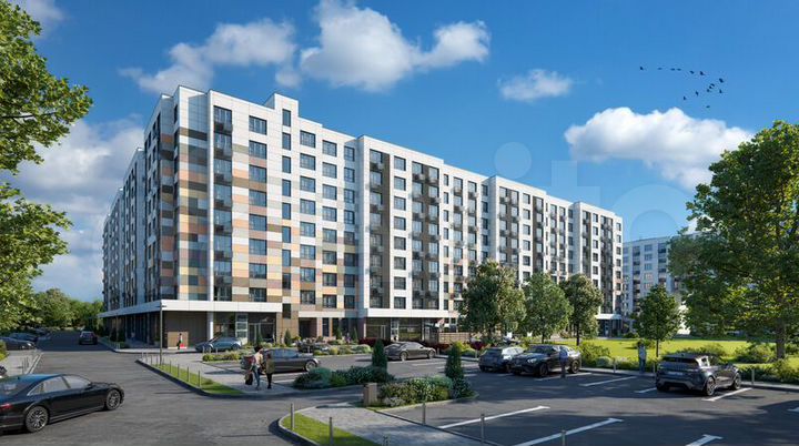 2-к. квартира, 75,7 м², 2/9 эт.