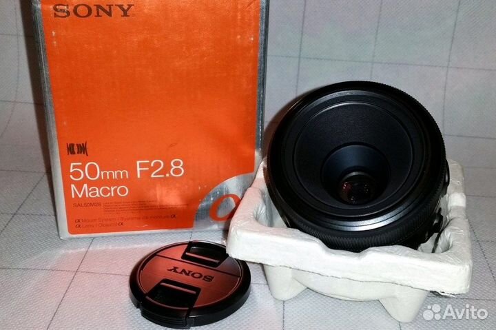 Объектив Sony 50 f/ 2.8 Macro для Sony A