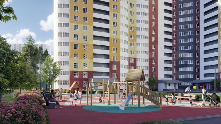 Квартира-студия, 37,1 м², 6/18 эт.