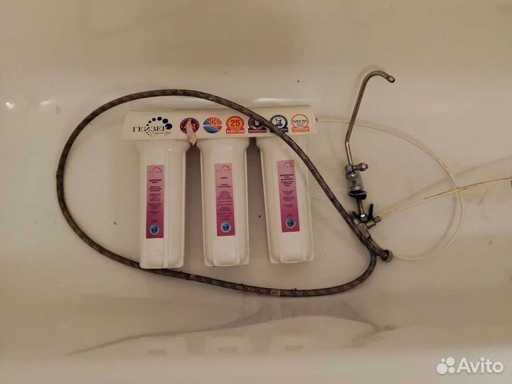 Фильтр для воды гейзер с краном