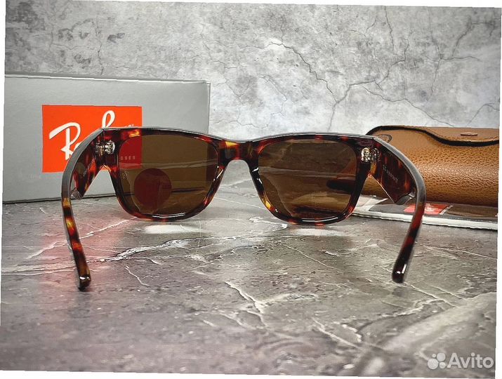 Очки Ray Ban wayfarer leopard