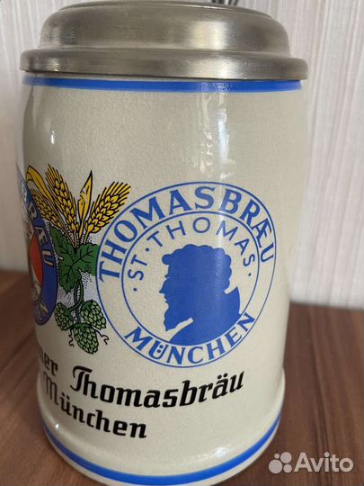 Кружка пивная Paulaner, Германия, коллекционная