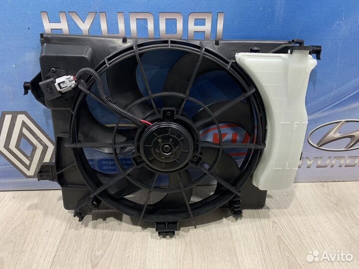 Вентилятор радиатора охлаждения двигателя диффузор