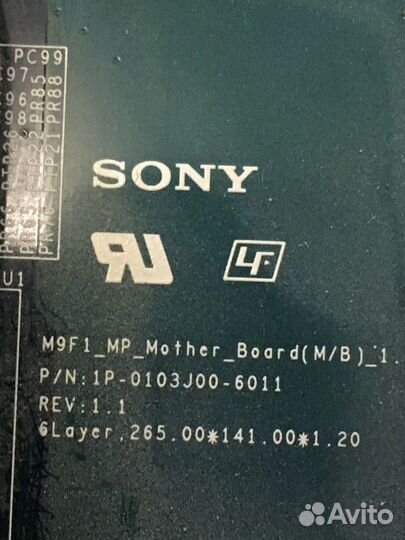 Материнская плата для Sony m9f1 mp mother board
