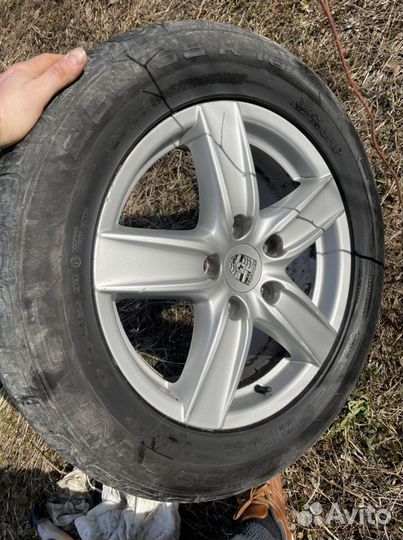 Комплект Колес на porsche 958 r18 оригинал комплек