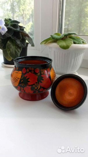 Солонка деревянная