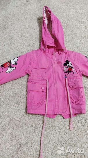Парка ветровка для девочки
