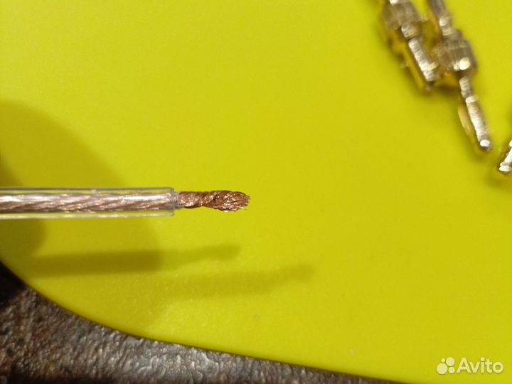 2 кабеля: 7,27м Klipsch на колонки+ 55см/2rca-2rca