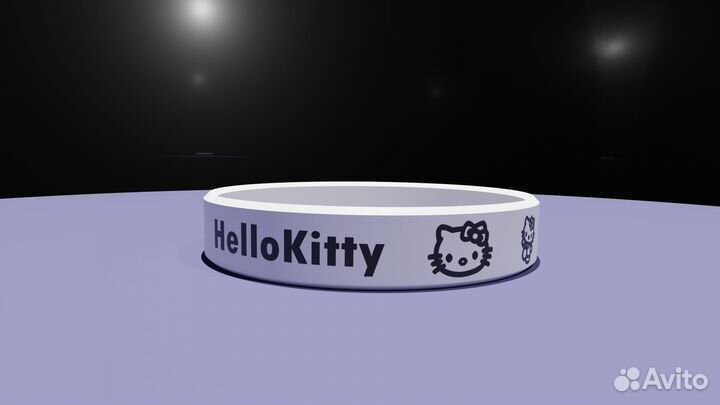 Силиконовый браслет Hello Kitty