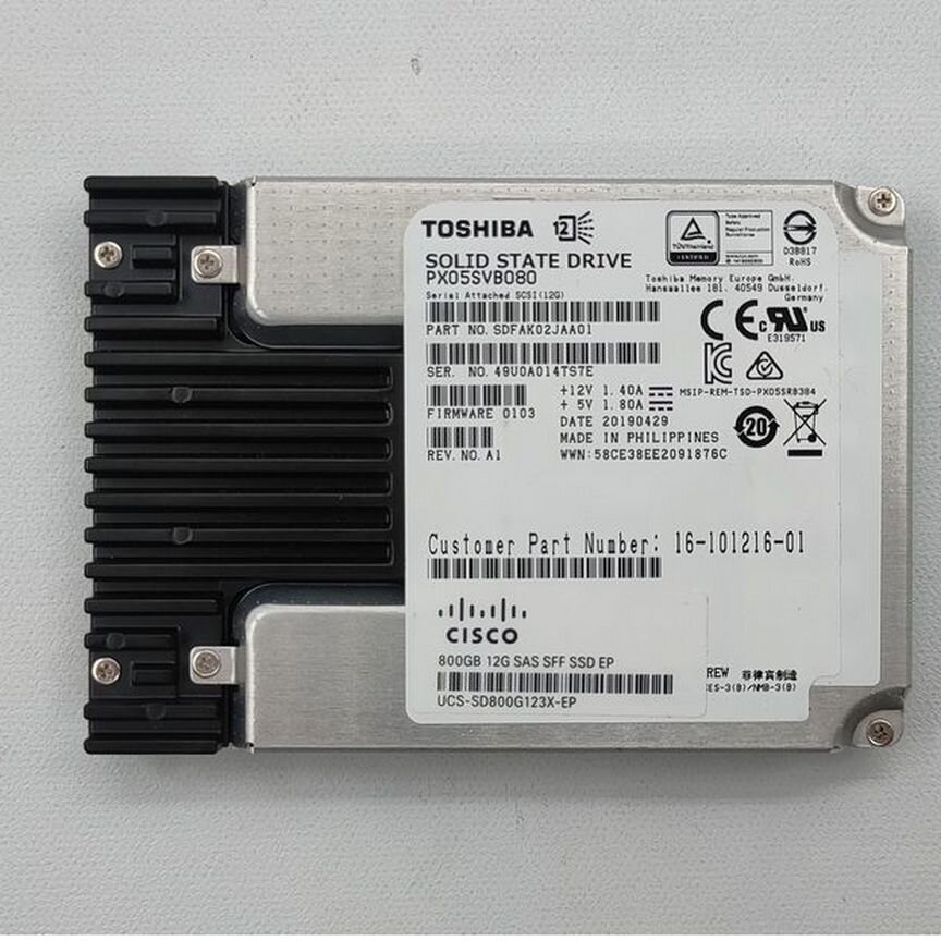 [PX05SVB080] Жесткий Диск Sdfak02jaa01, 16-101216-0