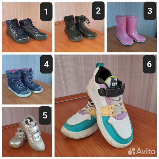 Детская обувь для девочек 31 - 37 размер