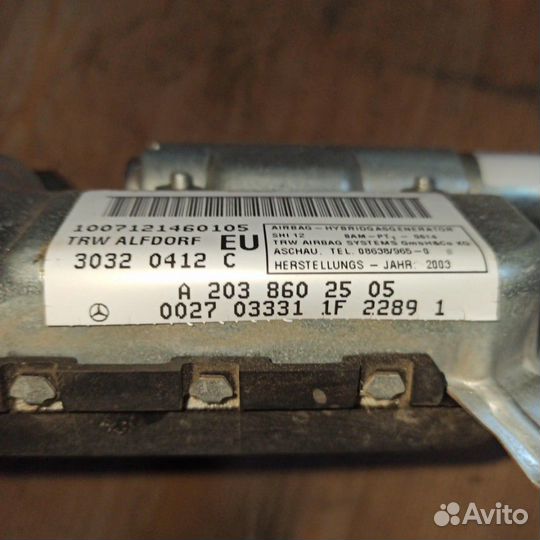 Подушка безопасности в дверь Mercedes W203