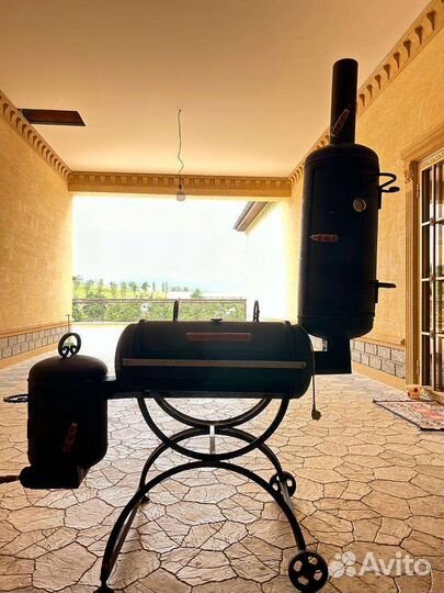 Мангал гриль коптильня 3в1