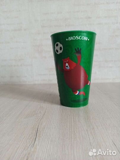 Стакан коллекционный фифа 2018 пластик подарок