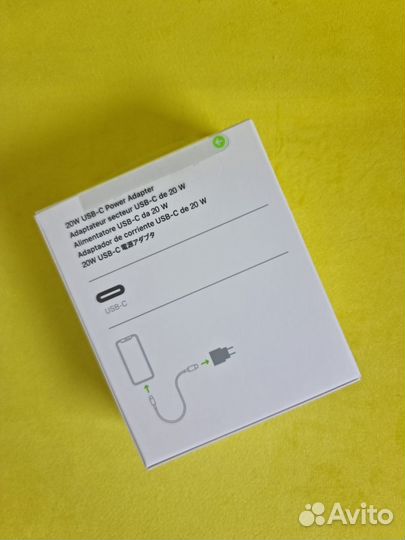 Сетевое зу IP 20w Type-c ориг в упаковке