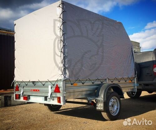 Прицеп для квадротехники с тентом аэро 150 см