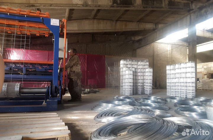 Шарнирная сетка. Высота 188 см. Ширина ячейки 7,5