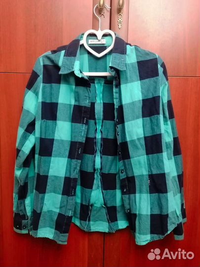 Рубашка в клетку женская