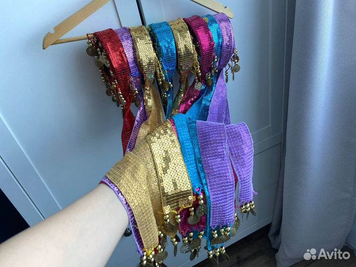 Ободок с монетами/ монистами и лентами