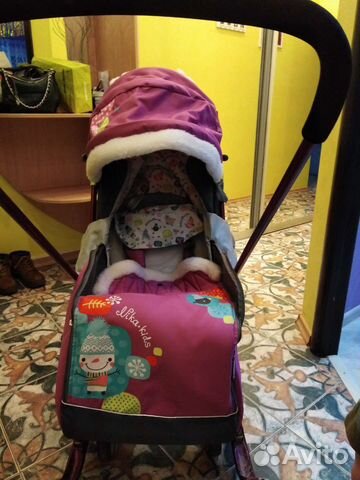 Детские санки с колесами бу