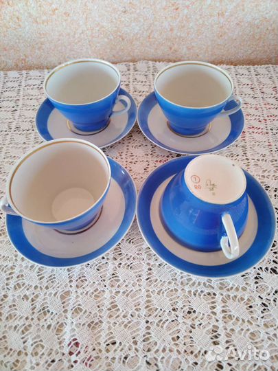 Чайная пара Пролетарий фарфор