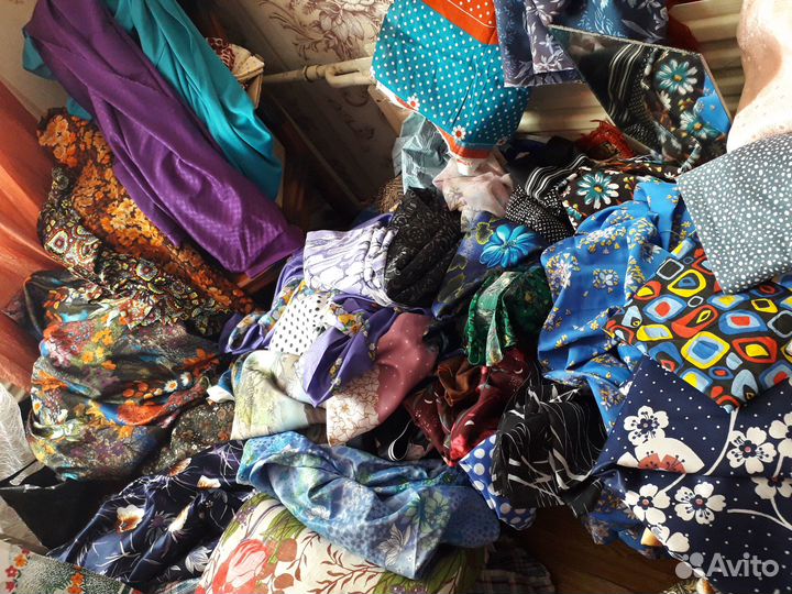 Ткани отрезы СССР бязь.лен.сатин.шерсть.фланель