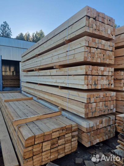 Брус обрезной строганный