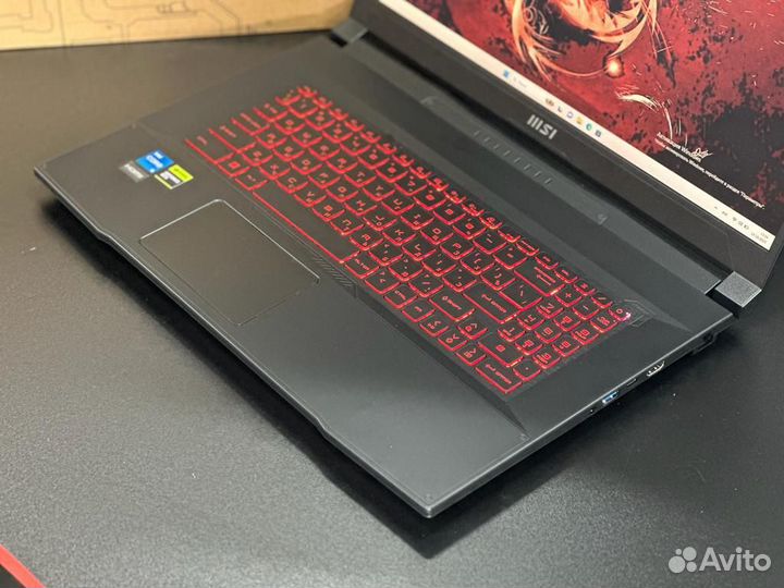 Ноутбук новый i5-12450h rtx3050 17.3 дюйма 16 гб