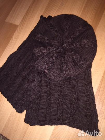 Комплект берет и шарф