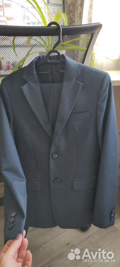 Школьный костюм для мальчика 146 синий