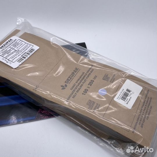 Крафт пакеты для стерилизации dezupar коричневый