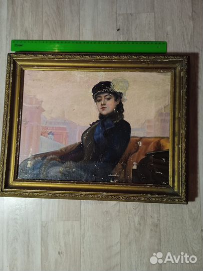 Картина репродукция незнакомка