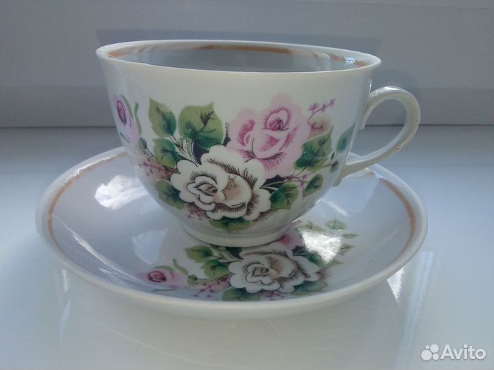 Чашка с блюдцем розы Дулево, Мельница для специй