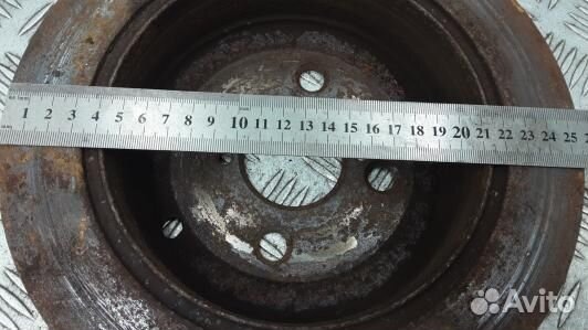 Диск тормозной задний toyota corolla E12 (AML28LR0