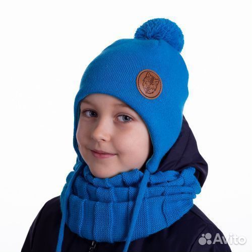 Комплект шапка+снуд 