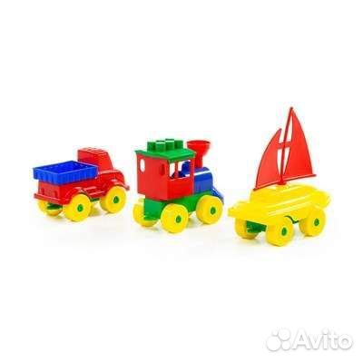 Конструктор пластмассовый Путешественник 23 эл