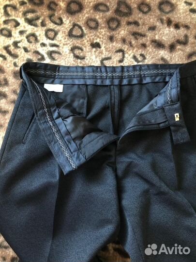 Брюки классические теплые