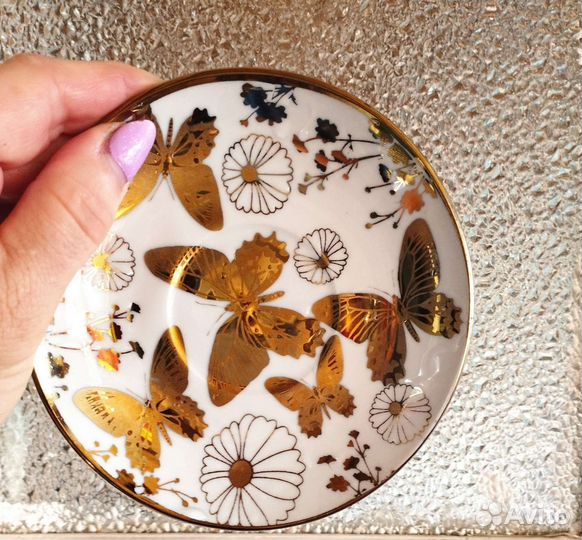 Набор 4 Чашки 4 Блюдца